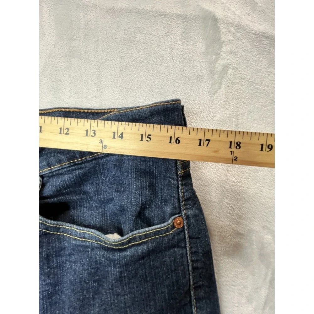 LEVI's 505 Mens 34 x‎ 30 Jeans Dark Blue Straight Leg